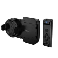 Multifunction Grip / Phone Mount Hoco K33 with Bluetooth Remote Control 360° Rotation Ideal for Videos and Photos Compatible with 4.5-7" inch Phones 55–90mm