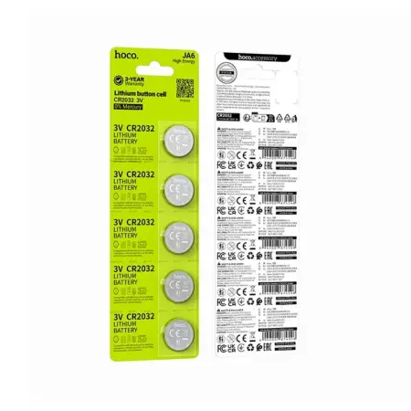 Buttoncell Lithium Hoco JA6 CR2032 Pcs. 5