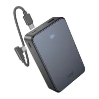 Power Bank Hoco J170A Starlight 20000mAh 1xUSB-A 22.5W 2xUSB-C PD20W Digital LED Display and Braided USB-C to USB-C Cable Black