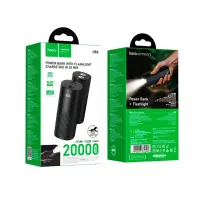 Power Bank Hoco J150 Stream 20000mAh 1xUSB-A 22.5W 1xUSB-C PD20W Digital LED Display and Flashlight Black