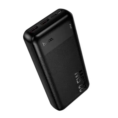 Power Bank HocoJ159A Essence 20000mAh 2xUSB-A 22.5W 1xUSB-C PD20W 1xMicroUSB 18W Digital LED Display Black