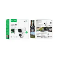 Hoco Wi-Fi  D9 Outdoor PTZ Full HD Dual Lens Camera IR-CUT for Day and Night Mode Monitoring TF Card up to 128Gb