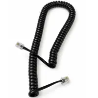 Telephone Cable RJ9 Jasper 2m Black
