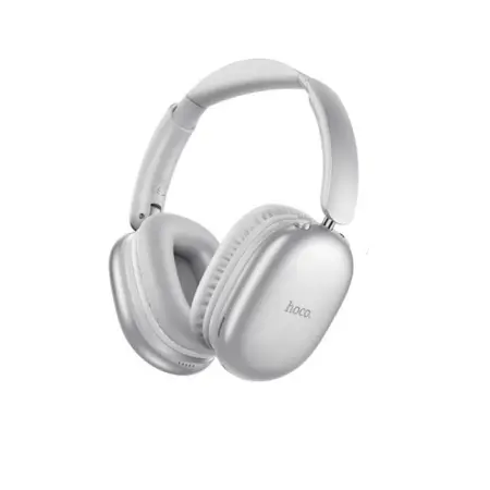 Wireless Hands Free Hoco W73 Graceful HiFi Audio v6.0 400mAh 45h Talk Time AUX USB-C Silver