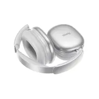 Wireless Stereo Headphones Hoco W73 Graceful HiFi Audio v6.0 400mAh 45h Talk Time AUX USB-C Silver