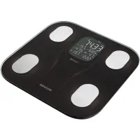 Smart Fitness Bathroom Scale with Bluetooth for iOS and Android Sencor SBS 9002BK