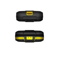 Noozy Hero 4G Dual Sim with Dual Display 2.4"+1.44" Bluetooth Torch 1200mAh Battery IP68 Black-Yellow