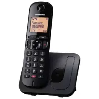 Refurbished  Dect/Gap Panasonic KX-TGC250GRΒ  with Block Button and Speaker Phone Black