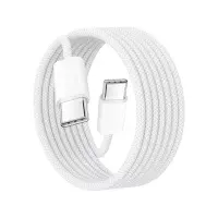 Data Cable Apple USB-C to USB-C 240W MU2G3ZM/A Braided White 2m