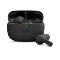 Wireless Hands Free JBL Wave Beam Buds with TalkThru up to 32 Hours Operation Time IP54 and Charging Case Black