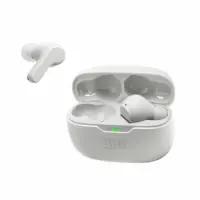 Wireless Hands Free JBL Wave Beam Buds with TalkThru up to 32 Hours Operation Time IP54 and Charging Case White