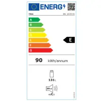 Teka Mini Bar 131lt H84.5xW55.3xD57.4cm. White RSR 10130 113320004
