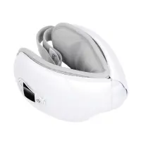 Hoco HP54 Eye Massager 1000mAh with 5 Massage Modes Heating Function LCD Display and BT Music Playback White