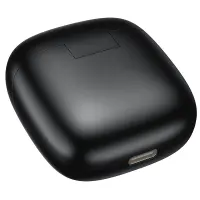 Wireless Hands Free Hoco EW205 Peaceful Mini TWS Hi-Fi Audio Deep Bass v6.0 200mAh 4h Talk Time with Charging Case Black