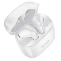 Wireless Hands Free Hoco EW205 Peaceful Mini TWS Hi-Fi Audio Deep Bass v6.0 200mAh 4h Talk Time with Charging Case White