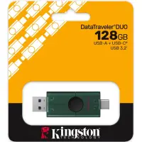 USB 3.2 Kingston DataTraveler Duo 128GB USB-A USB-C DTDEG2/128GB