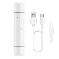 Hoco HP81 Ladies Shaver 2-in-1 6000rpm 400mAh IPX6 Suitable for Full Body Use with Hair Trimmer and Rotary Shaver White