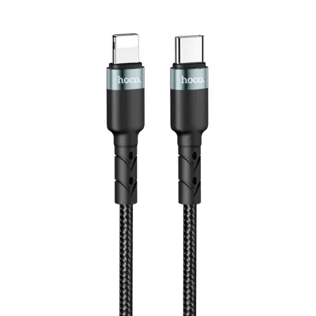 Charging Cable Hoco. SU99 Pro USB-C to Lightning Fast Charging PD27W Braided Black 2m