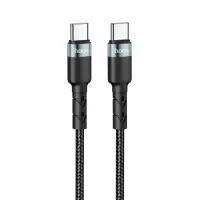 Charging Cable Hoco SU99 Max 60W USB-C to USB-C Μαύρο 2m