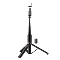 Selfie Stick Hoco K34 Spring and Tripod for Devices 4.5"-7.2" Extendable up to 1.36m with Remote Control and Lighting