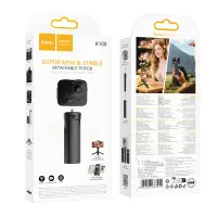 Selfie Stick Hoco K100 Prestigio and Tripod Mini for Devices 4.5"-7.0" with 1/4" ScrewMount Compatible with Cameras Lights and Action Cameras