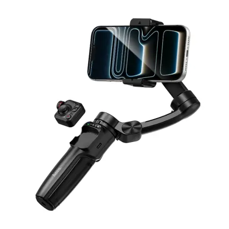 Gimbal Holder Hoco K91 for Devices 4.5"-7" 1800mAh 3-Axis Support Remote Control Extendable and Face Tracking
