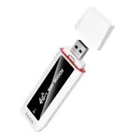 Portable WiFi Router Stick Hoco HI43 4G Wifi6 150Mbps 2.4GHz USB-A Powered White