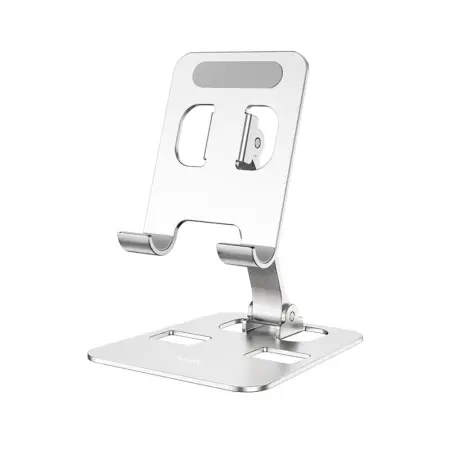 Hoco Phone Aluminum Folding Stand DH14 Compatible with Devices 4.7"-7" Silver