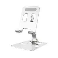 Hoco Phone Aluminum Folding Stand DH14 Compatible with Devices 4.7"-7" Silver