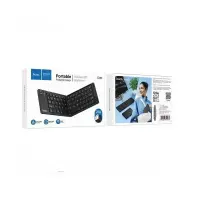 Hoco DI81 Mini Foldable Wireless Keyboard 67 Keys Bluetooth v5.0 150mAh 40Hrs Use Time Black