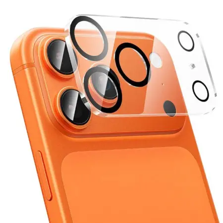 Camera Frame Film Hoco G13 3D Night Shooting Circle Lens Glass for Apple iPhone 17 Pro Max 5G Black 25 Pcs.