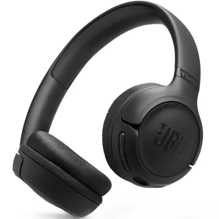 Bluetooth Stereo Headphones JBL Tune 530BT On-ear with Pure Bass 2-Mic BT6.0 and Playtime up to 76h Black