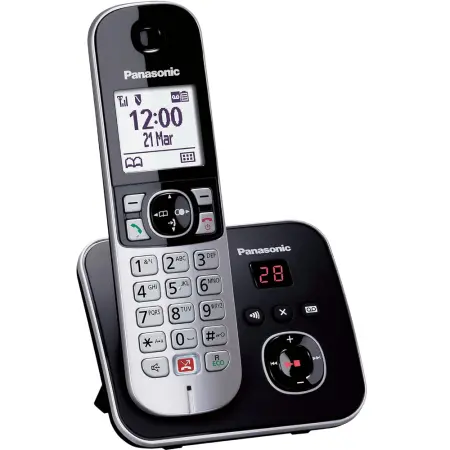 Dect/Gap Panasonic KX-TG6861 EU with Call Blocking and Answering Machine Black