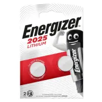 Buttoncell Lithium Energizer CR2025 Pcs. 2
