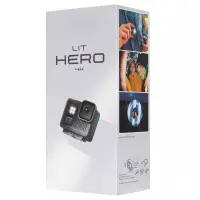 Action Camera GoPro LIT Hero CHDHF-132-EU 4K Ultra HD 165° Touch Screen Wi-Fi 1255mAh and up to 5m Underwater Black