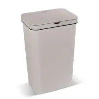 Plastic Waste Bin with Photocell 50lt SENSOR Lamart LT8109 Cream