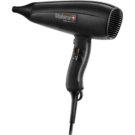 Hair Dryer Valera Swiss Light 3200 Ultra-light 1600W with 6 Airflow and Temperature Options and Super-Flex Cable 3m Black