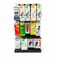 Hoco Stand with Hoco Accessories Chargers, Connection Cables, Hands Free 120 Pieces