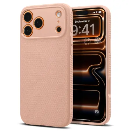 Case Spigen Liquid Air για Apple iPhone 17 Pro Max Rose Titanium