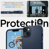 Case Spigen Liquid Air for Apple iPhone 14 Plus iPhone 15 Plus Navy Blue