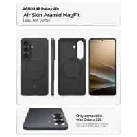 Case Spigen Airskin Aramid Magsafe for Samsung SM-S942 Galaxy S26 Black