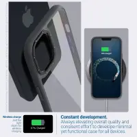 Case Spigen Caseology Skyfall  for Apple iPhone 14 Plus iPhone 15 Plus Matte Black