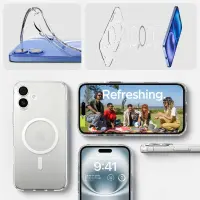 Case Spigen Liquid Crystal Magsafe for Apple iPhone 16 Clear