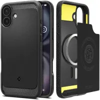 Case Spigen Rugged Armor Magsafe for Apple iPhone 16 Matte Black