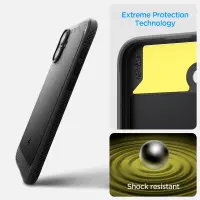Case Spigen Rugged Armor Magsafe for Apple iPhone 16 Matte Black