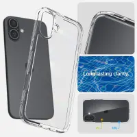 Case Spigen Ultra Hybrid for Apple iPhone 16 Crystal Clear