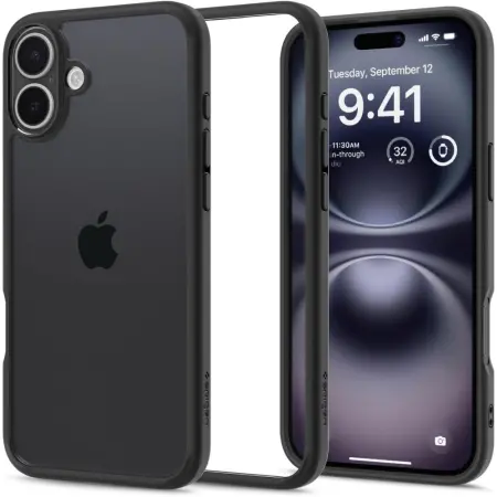 Case Spigen Ultra Hybrid for Apple iPhone 16 Matte Black