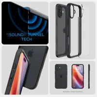 Case Spigen Ultra Hybrid for Apple iPhone 16 Matte Black