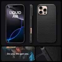 Case Spigen Liquid Air for Apple iPhone 16 Pro Max Matte Black