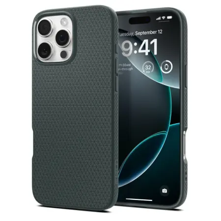 Case Spigen Liquid Air for Apple iPhone 16 Pro Max Abyss Green